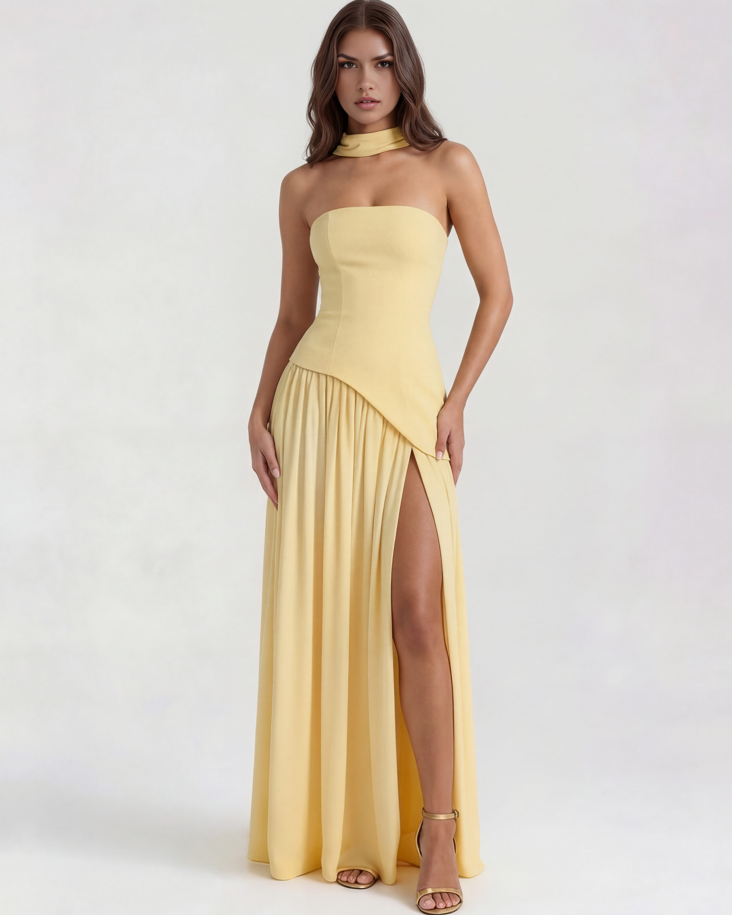 Vestido Serena Abertura