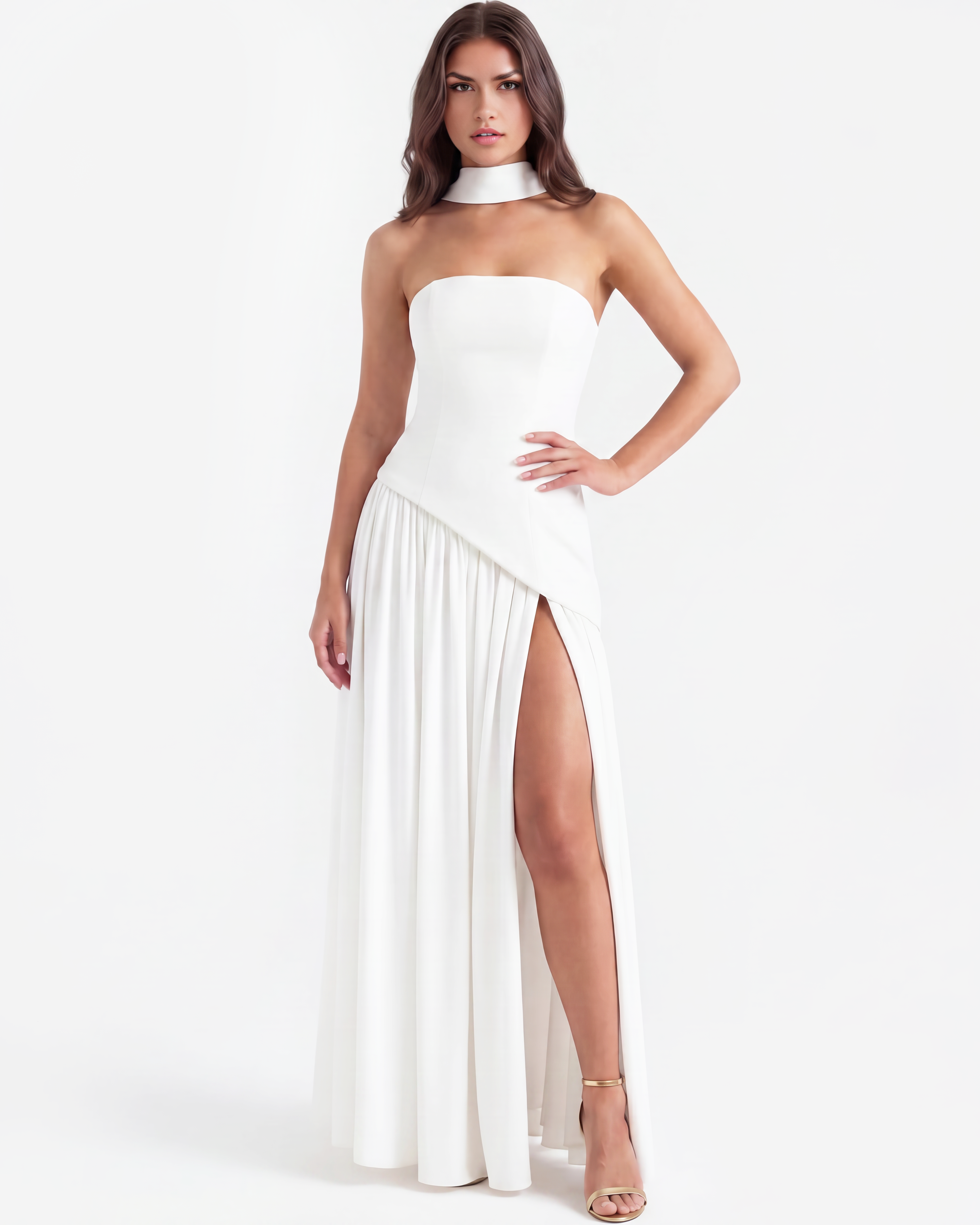 Vestido Serena Abertura