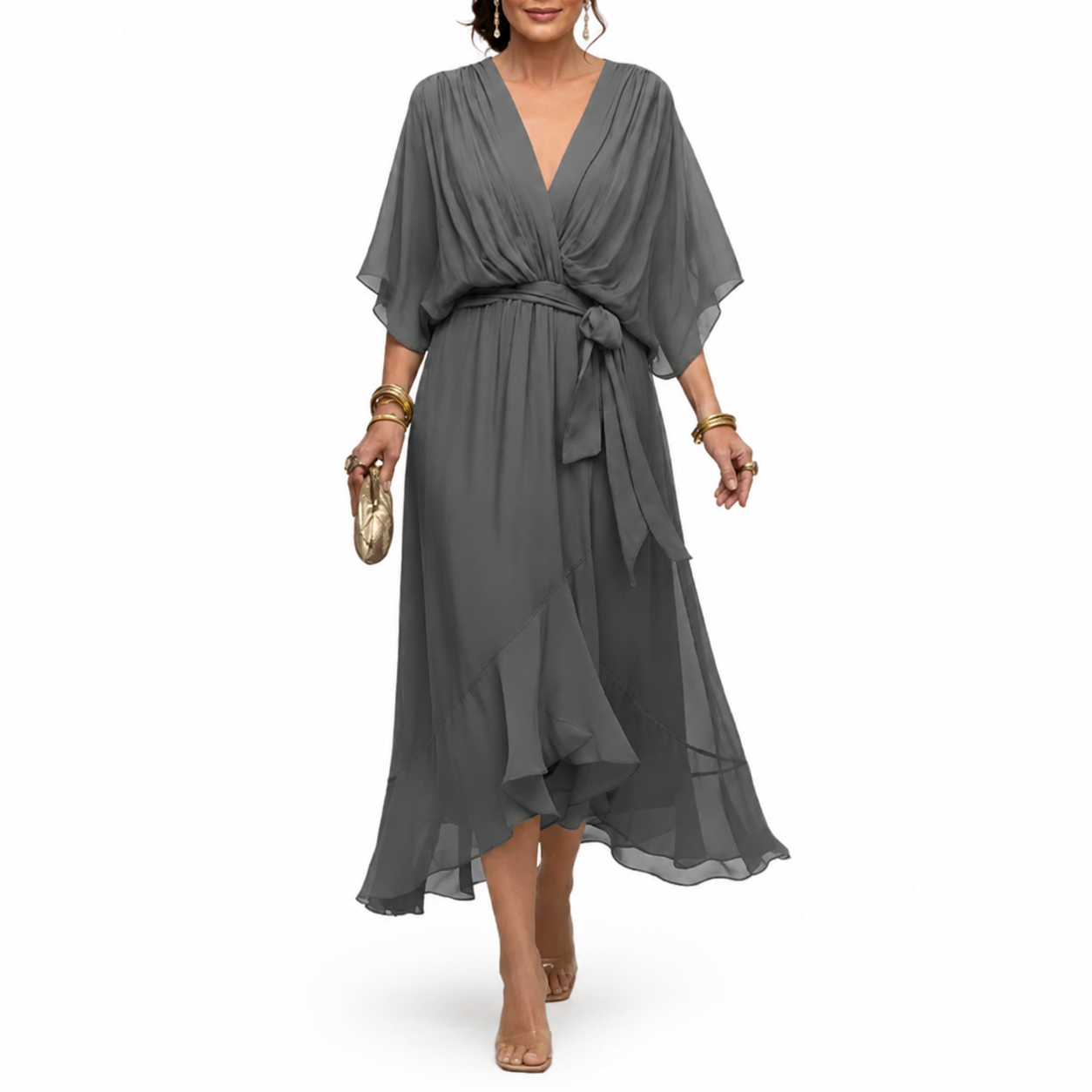 Monica | Vestido con escote en V