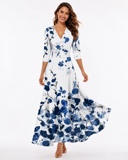 Aurelia | Vestido Largo Floral