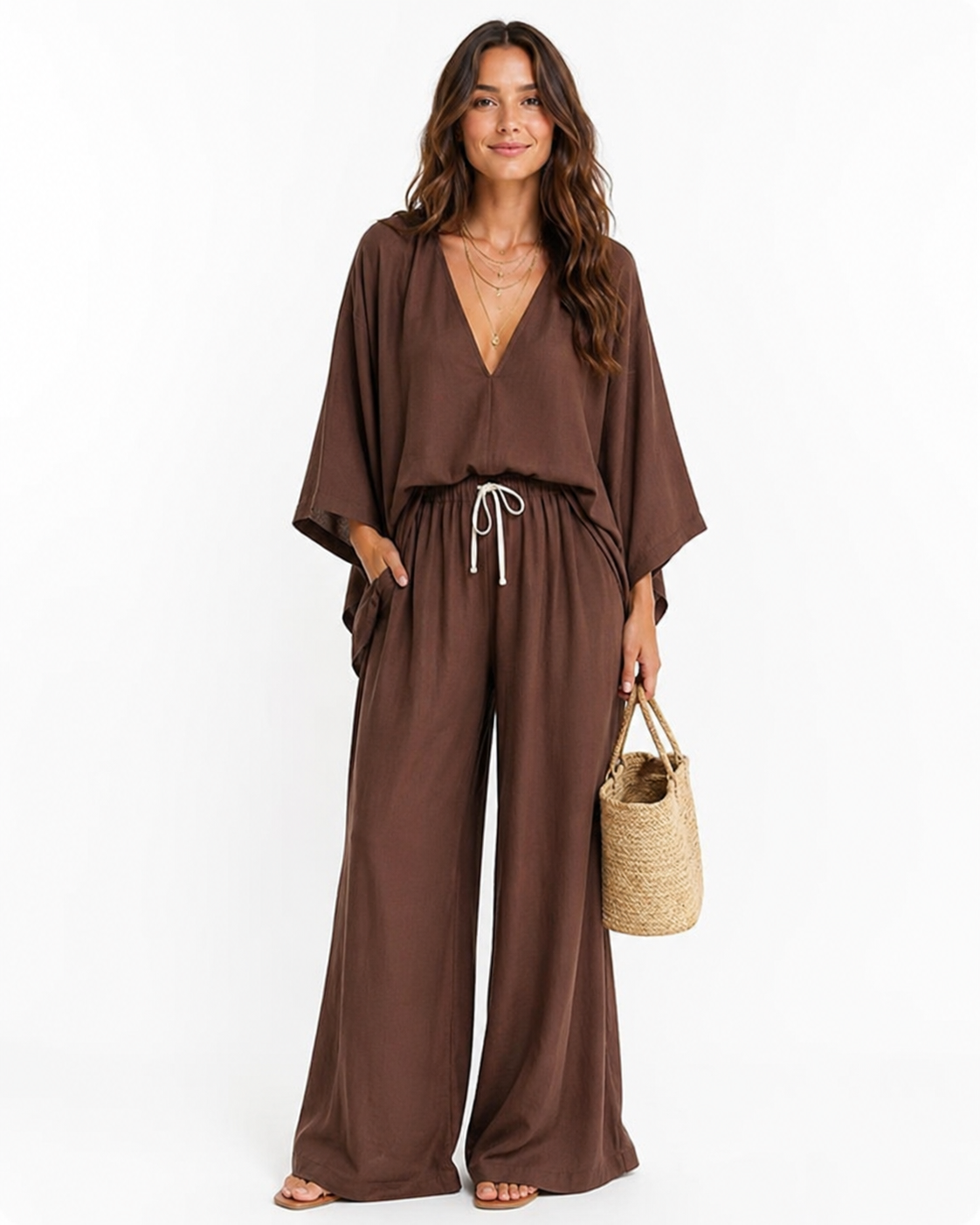 Conjunto Lino Santorini