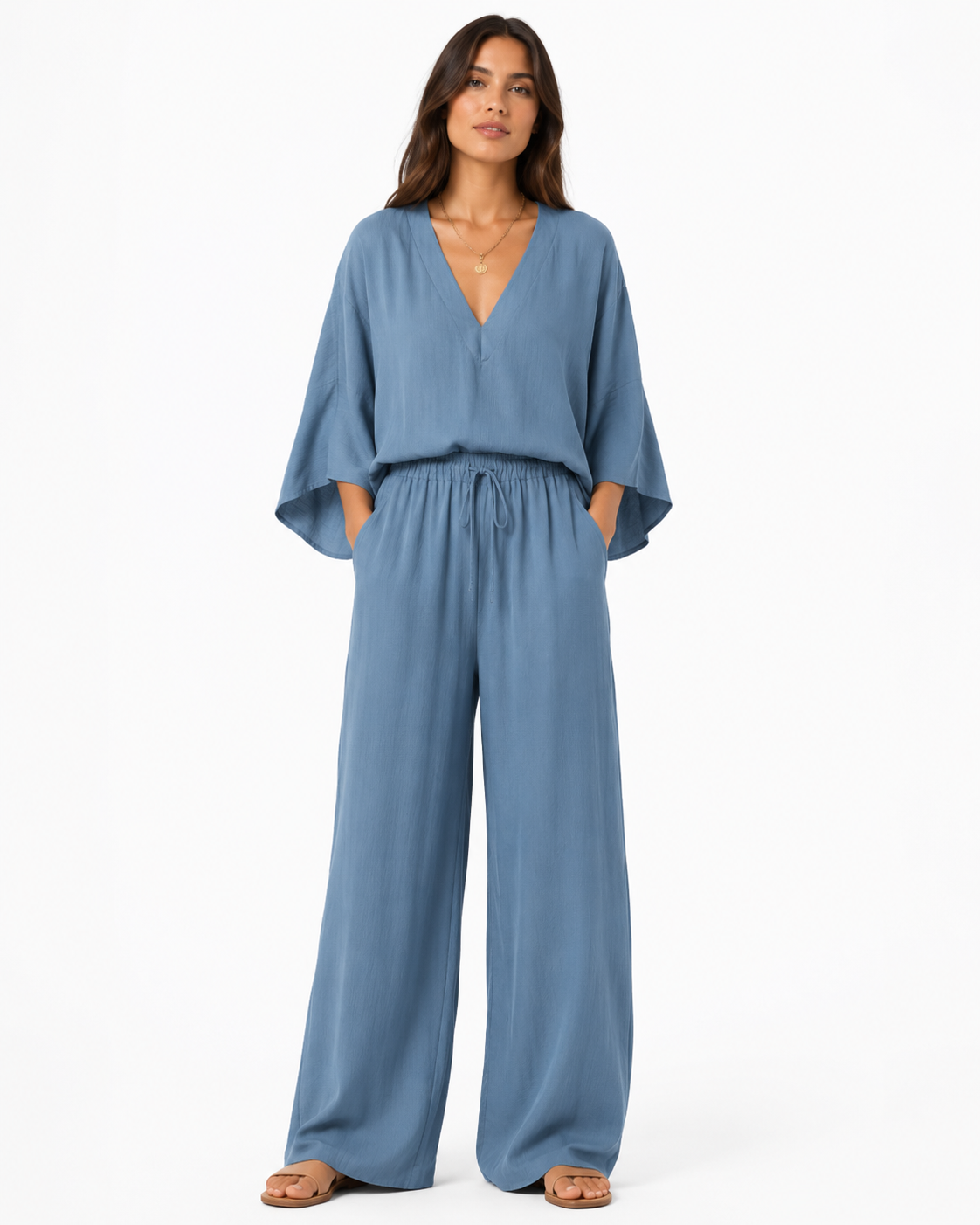 Conjunto Lino Santorini