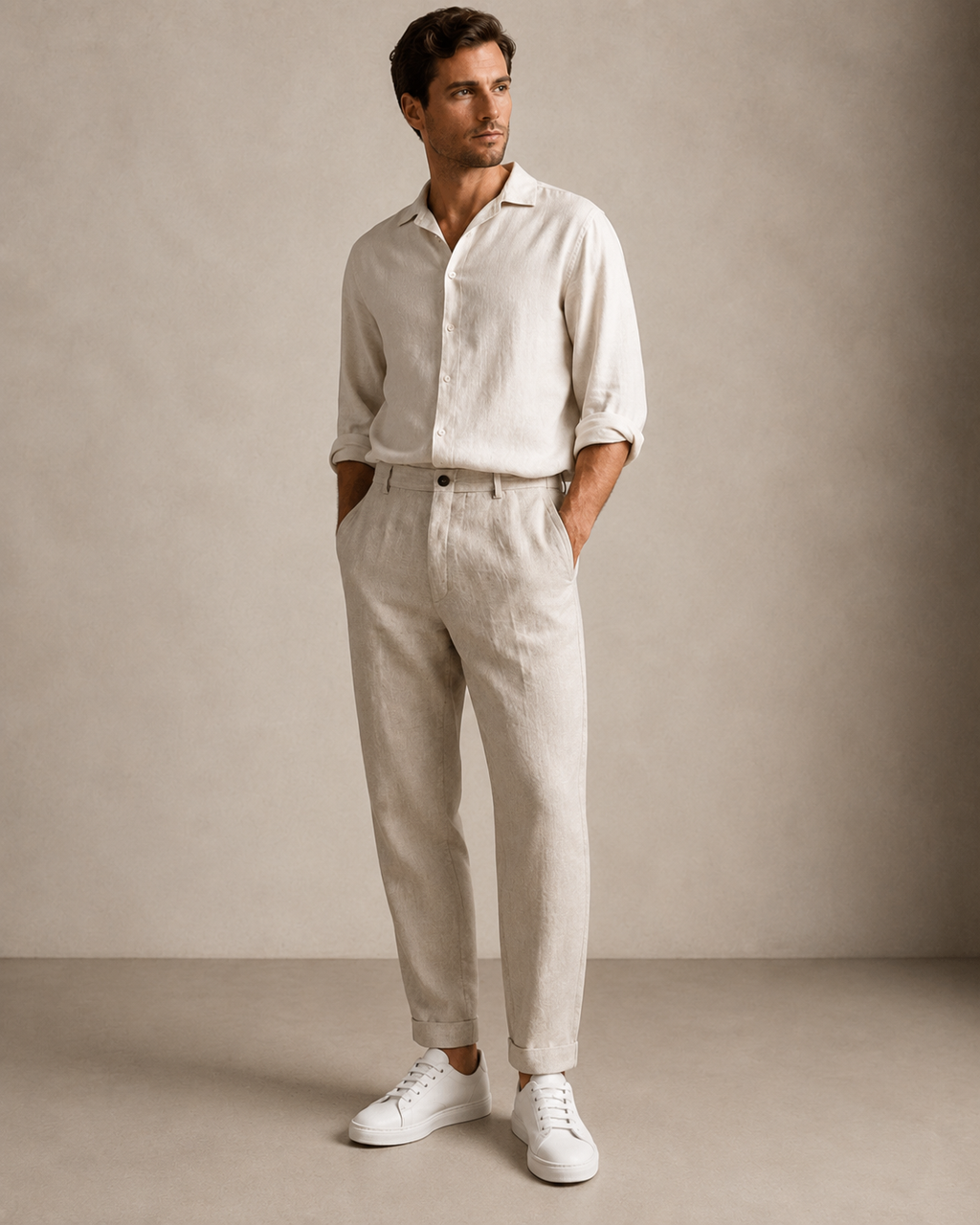 Elblanco | Pantalones de lino