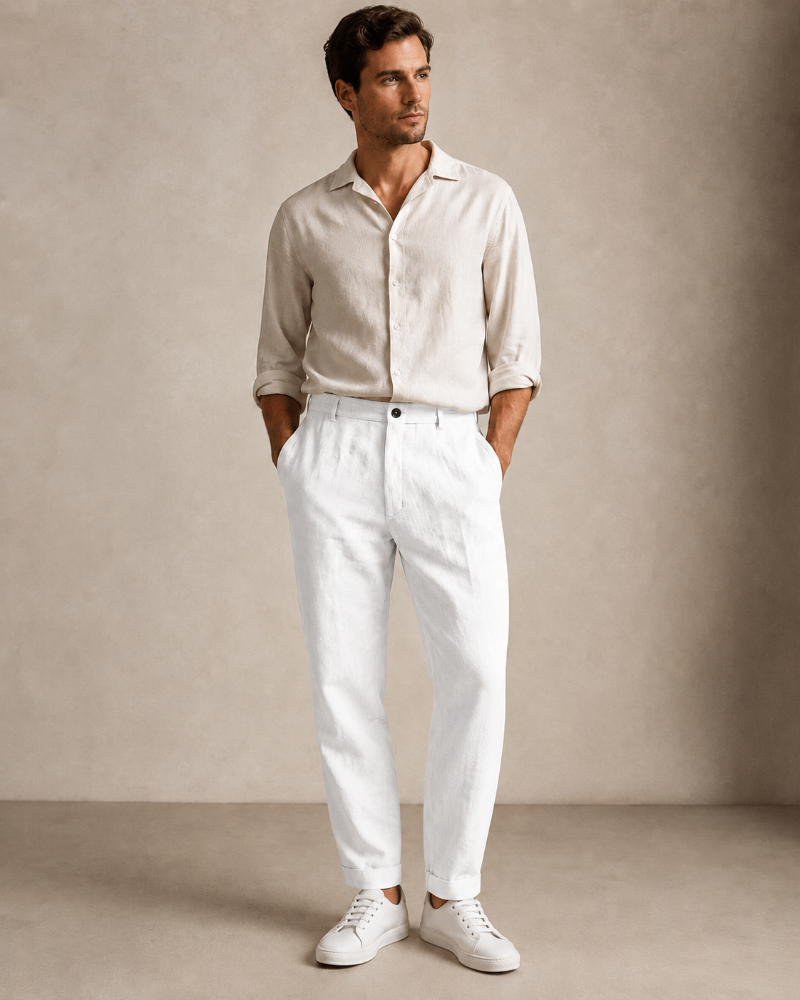 Pantalón Lino Tramontana
