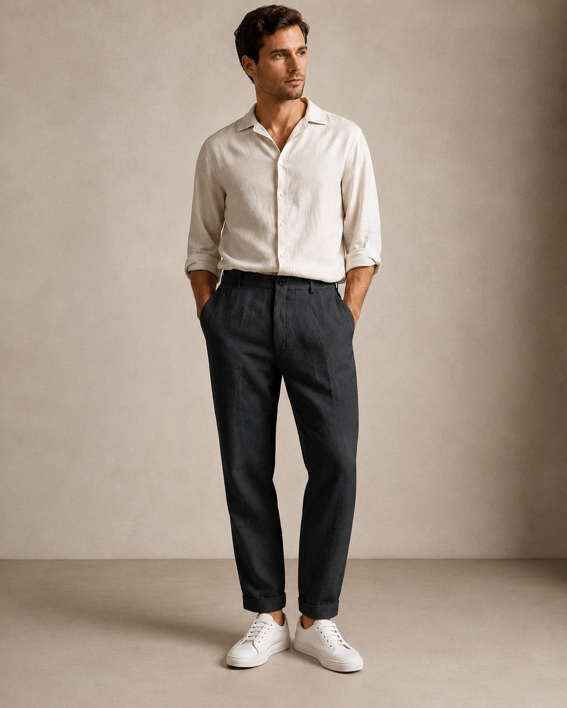 Pantalón Lino Tramontana