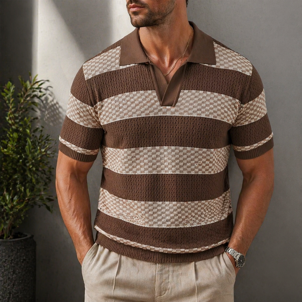 Elblanco | Polo de rayas