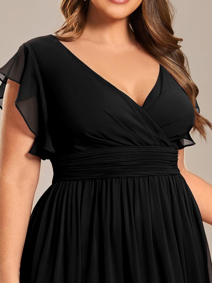 Vestido Largo de Gasa con Espalda Abierta