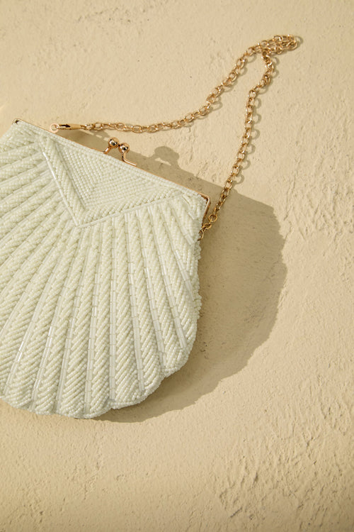 Bolso Concha con Perlas