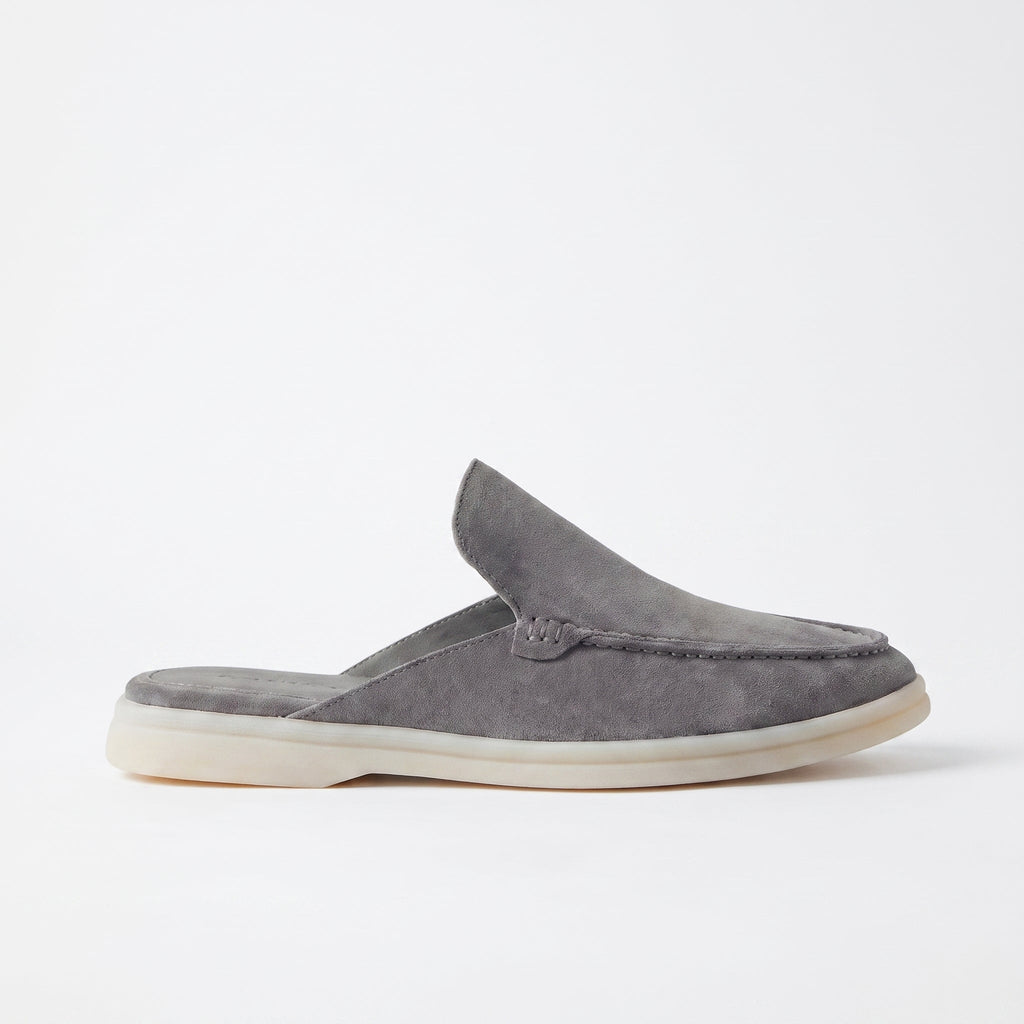 Mules de Ante Portofino Gris
