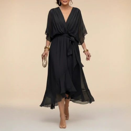 Monica | Vestido con escote en V