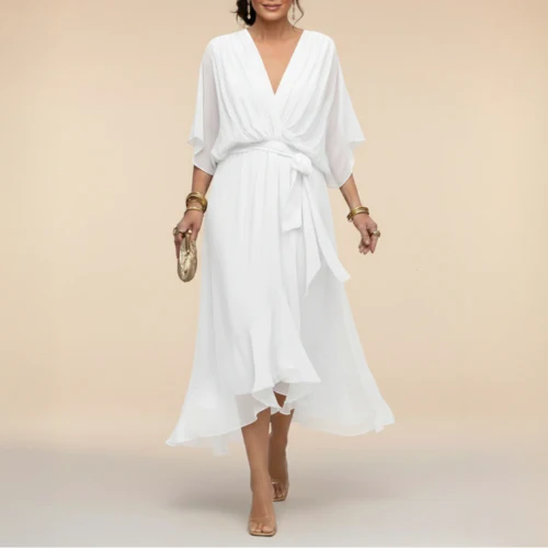 Monica | Vestido con escote en V