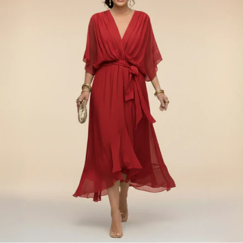 Monica | Vestido con escote en V