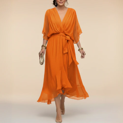Monica | Vestido con escote en V