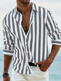 Camisa de rayas ligera de verano