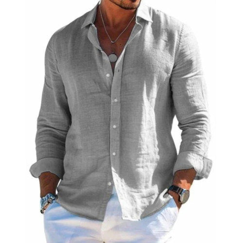 Elblanco | Camisa elegante de tejido transpirable