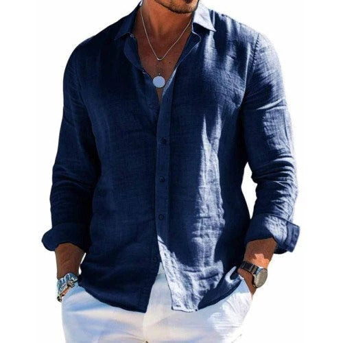 Elblanco | Camisa elegante de tejido transpirable