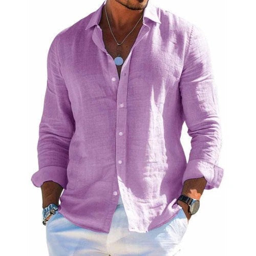 Elblanco | Camisa elegante de tejido transpirable