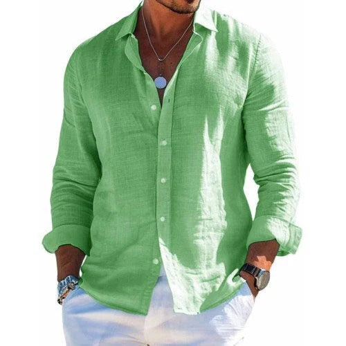 Elblanco | Camisa elegante de tejido transpirable